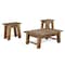 Alaterre Furniture Durango Industrial Wood 48"L Coffee Table and 27" W End Table ANDU011274 - alternate 1